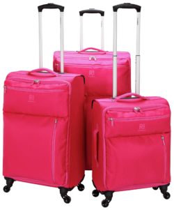 Revelation! Weightless Large 4 Wheel Soft Suitcase - Pink.
